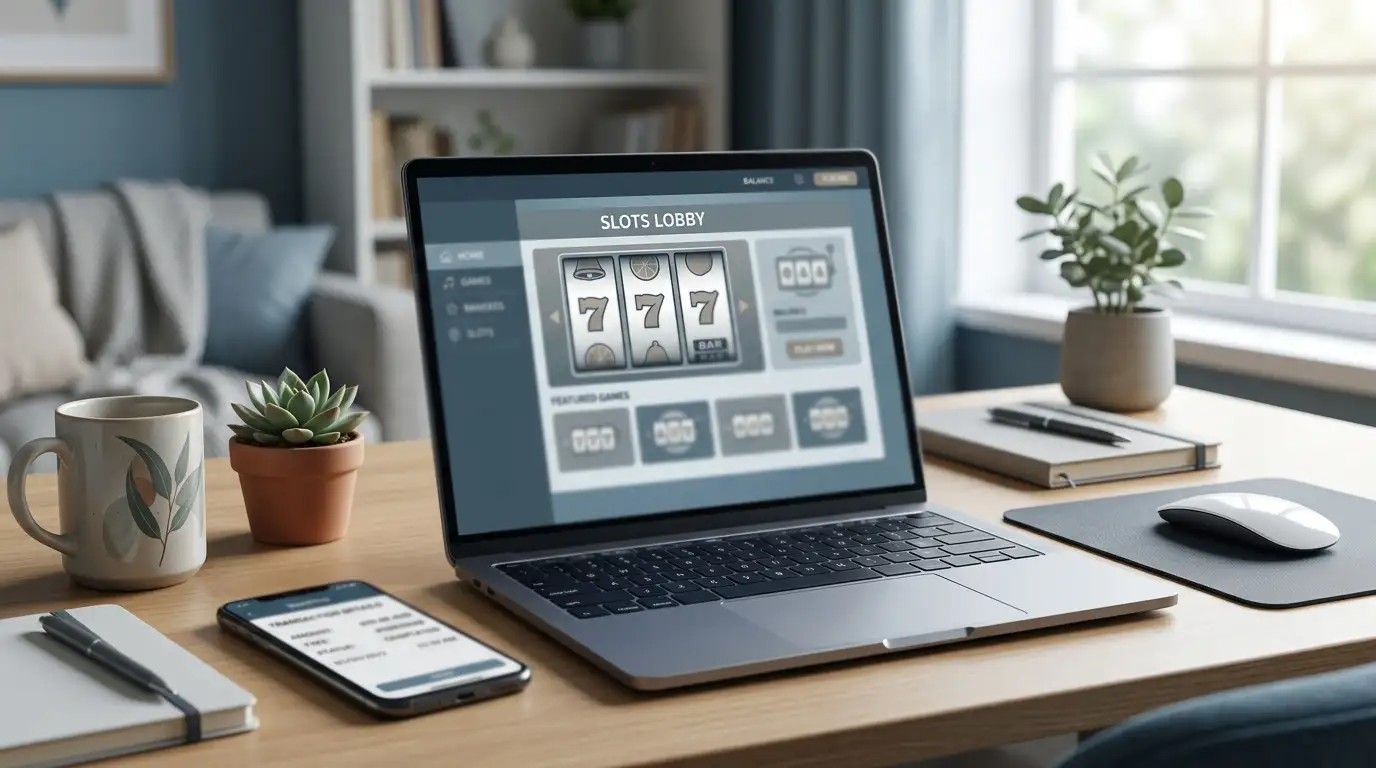 Australian player checking $20 minimum deposit pokies options on smartphone and laptop
