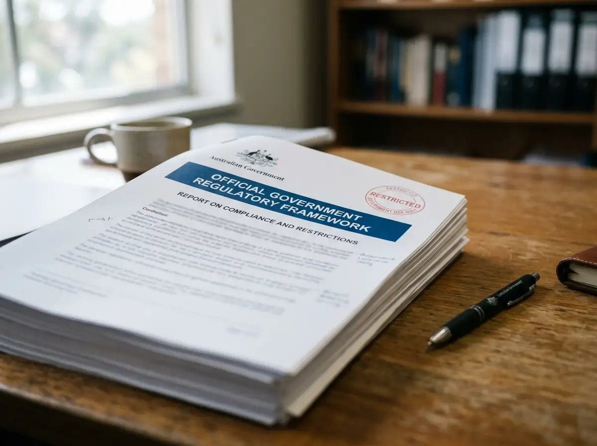 Australian credit card ban legislation document with gambling restrictions highlighted