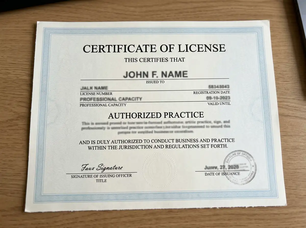 Curaçao Gaming Control Board license certificate document