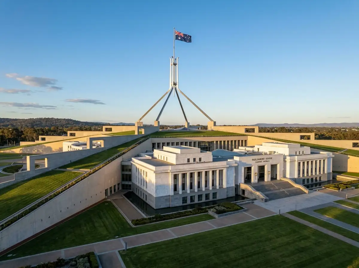 Australian government building representing Interactive Gambling Act regulatory framework